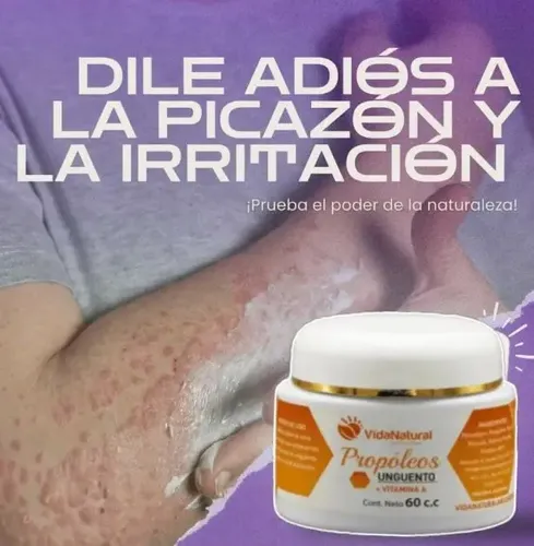Crema Vida Natural Con Propóleos Cicatrizante Y Regenerativa