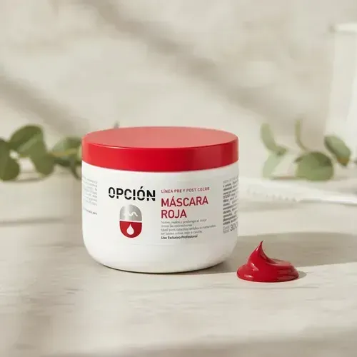 Máscara Capilar Roja Baño Opción Pre Y Post Color 300 Gramos