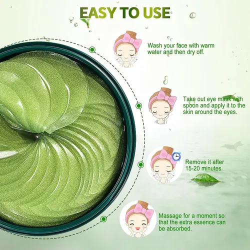 Mascarilla De Ojos De Hidrogel Con Aguacate Zozu 60 Unidades