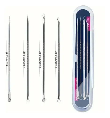 Set De 4 Herramientas Con Doble Cabezal Para Eliminar Espini