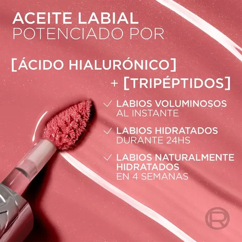 L’oréal Paris Aceite Labial Plump Ambition 650 Nude Macaron