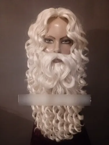 Barba Peluca Papa Noel Anciano Disfraz Santa Claus!!!