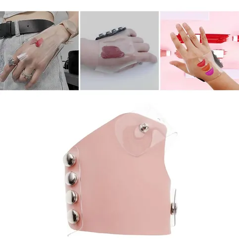 Guante Para Paleta De Maquillaje, Accesorio Didáctico Rosa