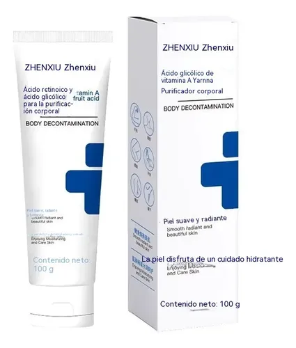 Loción Corporal Exfoliante Hidratante Con Vitamina A Y Ácido