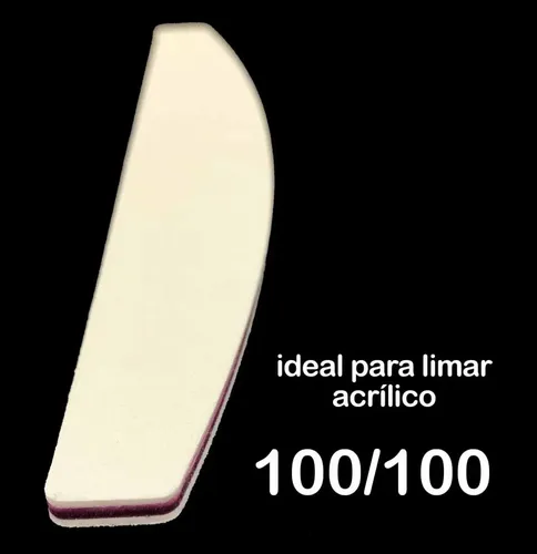 Lima para Uñas Jessamy Ruby Grano 100 Forma Anatómica