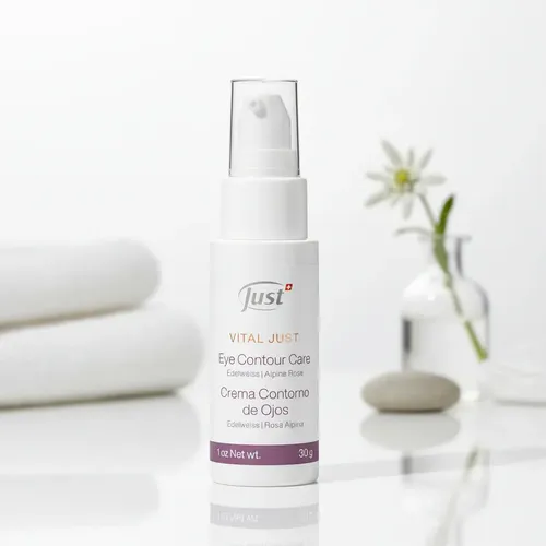 Crema Contorno De Ojos Just Vital 30g Antiarrugas Bolsas Oje