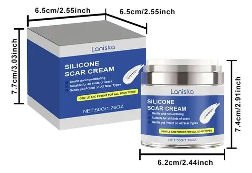 Crema De Silicona For Cicatrices Crema Reparadora De La /-