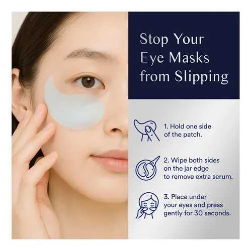 Parches De Gel Para Ojeras, Hidrogel, 30 Pares, Efecto Frío