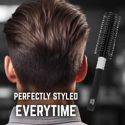 Roller Brush Hair Daddy Quiff Para Cabello Corto Para Hombre