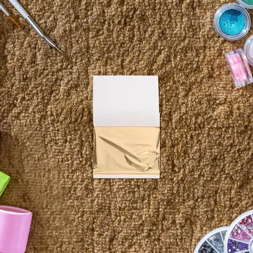 300 Hojas De Láminas Metálicas Doradas Para Uñas Arte De Man