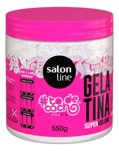 Salon Line Gelatina Super Volumen Definición 550g X3