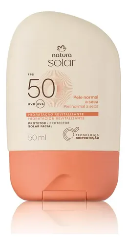 Protector Solar Facial Piel Normal A Seca Fps 50 Natura