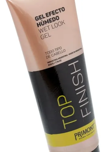Primont Top Finish Gel Efecto Húmedo Fijación Peinado Local