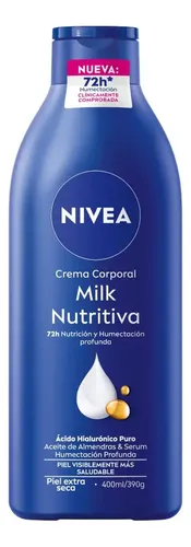 Crema Corporal Hidratante Nivea Milk Nutritiva Piel Seca