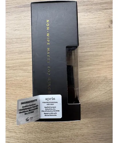 Aprés Top Coat Mate Sin Limpiar 15 Ml