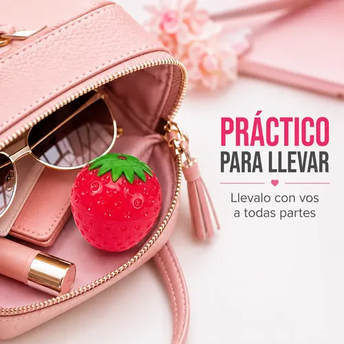 Bálsamo Brillo Labial Hidratante 10g Aroma Frutilla