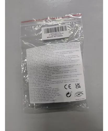 20 Cepillos Micro Para Cejas Canipha Con Tapa Y 2 Tamaños