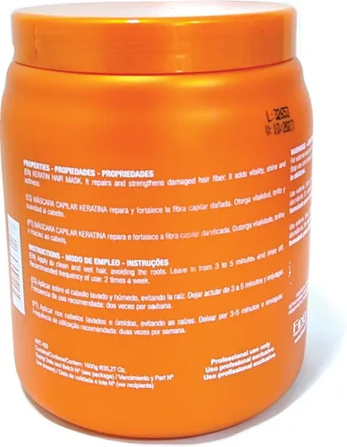 Crema Naranja Keratina Fidelite