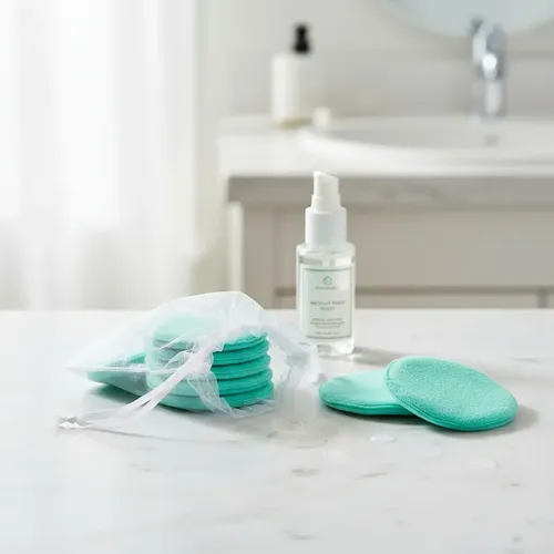 Pads Desmaquillante Reutilizable Limpieza Facial Cara X 3u