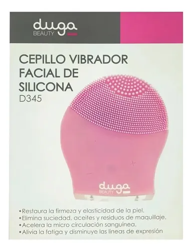 Cepillo Limpiador Facial Silicona Recargable Duga