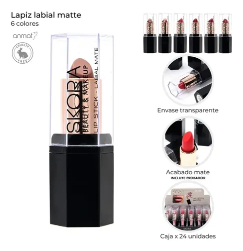 Lapiz Labial Essence Of You Matte Maquillaje Skora Unidad