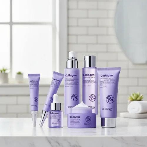 Set 6 En 1 Bioaqua Cuidado Facial Skincare Colageno