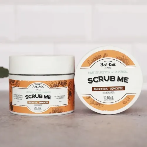 Mascarilla Exfoliante Scrub Me Bel-Lab Vegana con Manteca de Karité 150mL
