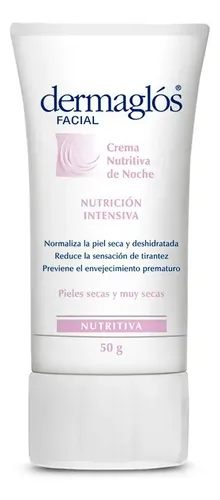 Dermaglos Crema Facial Nutritiva Noche Piel Seca 50grs