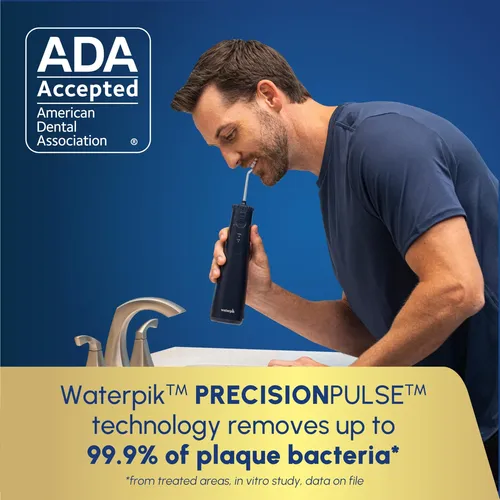 Hilo Dental Inalámbrico Waterpik Wf-27, Portátil, Azul Azul