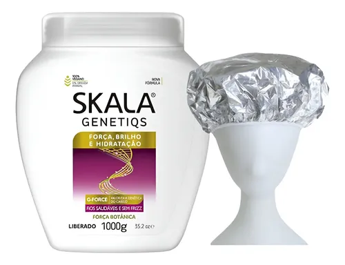 Mascarilla Crema Tratamiento Genetiqs o Glicólico Fuerza Brillo Skala 1kg