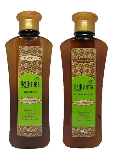 Kit Shampoo + Acondicionador Argan Y Macadamia Bellissima