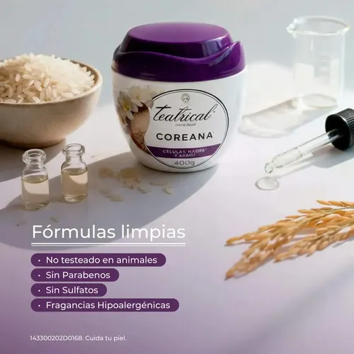 Teatrical Coreana Con Extracto De Arroz 200ml