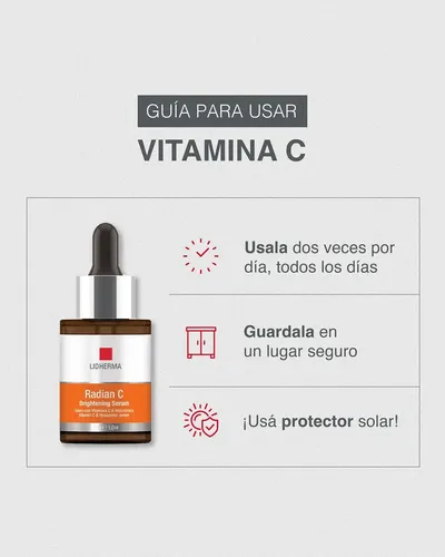 Radian C Serum + Protector Solar Fps 50 Color Lidherma