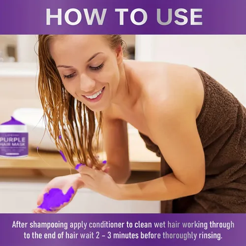 Tratamiento Violeta Para Cabello Rubio Y Dañado