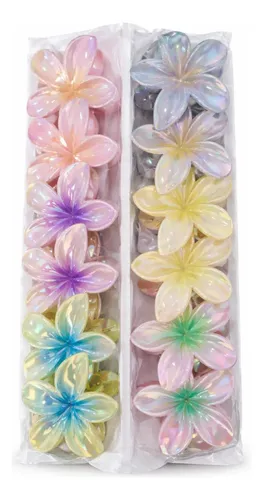 Broches Para El Pelo X3 Flores Cabello Mujer Urbanchic 1006