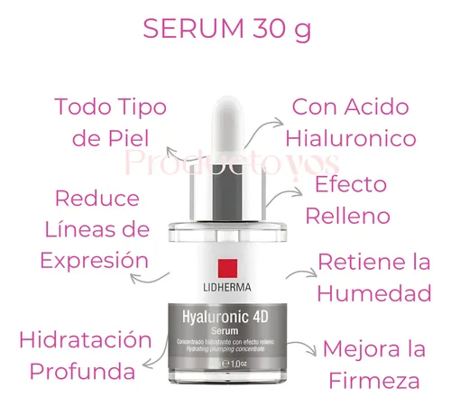 Rutina Piel Mixta Hialuronico 4d Antiage +30 Años Lidherma