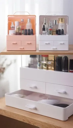 Caja Organizadora De Maquillaje Almacenamiento De Cosmeticos