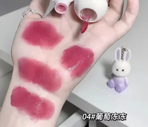 Lip Gloss Conejo Con Llavero Gege Bear Brillo Labial
