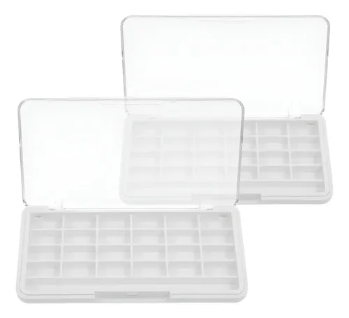 Paleta De Pintalabios Vacía De 2 Piezas: Grids Empty Makeup