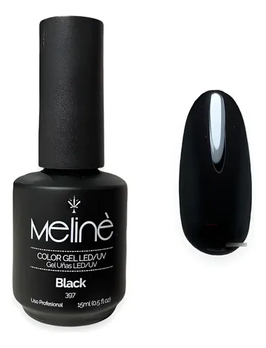 Esmalte Meliné Gel Manicuria Semipermanente Black
