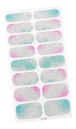 Alp 5 X 16 Pegatinas Para Esmalte De Uñas, Láminas Para Cov