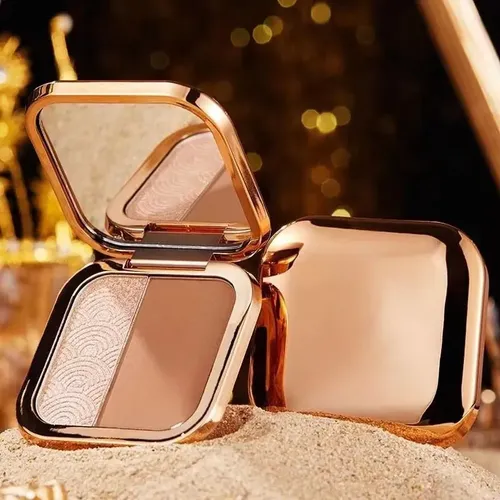 Iluminador Facial En Polvo Dúo Maquillaje