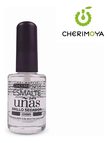 Esmalte Para Uñas Brillo Secador Cherimoya 10ml Manicura