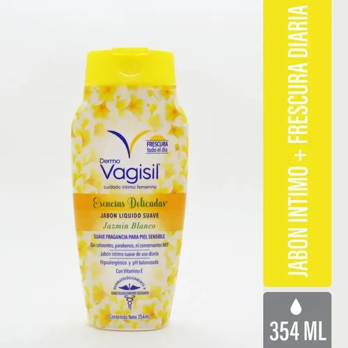 Dermovagisil Jabón Liquido Cuidado Intimo Jazmin Blanco