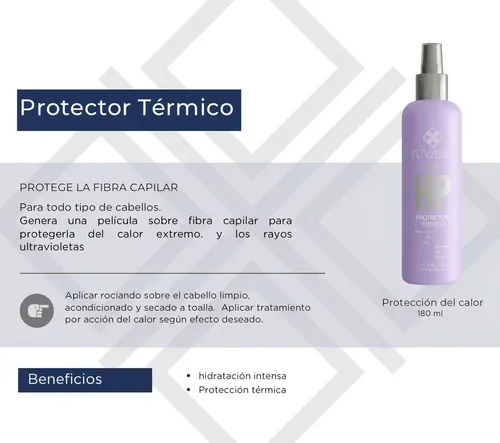 Protector Termico Heat + Color + Hidratacion Yuvaika 180ml