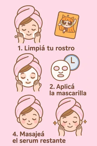 Mascarilla Facial Coreana Hidratante Antiage Skincare X5