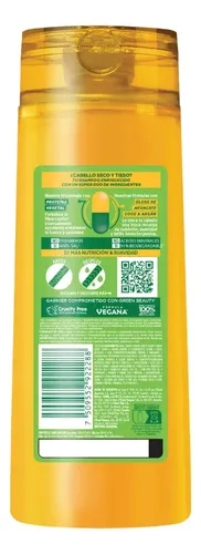 Shampoo Fructis Oil Repair Recarga Nutritiva 200ml