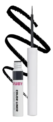 Delinea Ojos Resistente Al Agua Ruby Kisses 3 Ml Negro