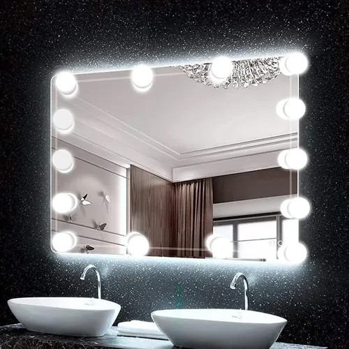Luces Para Espejo De Maquillaje 10 Bombillas Led, 3 Colores