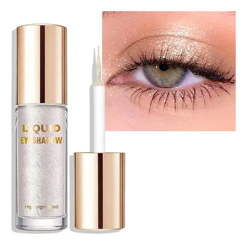 Sombra Líquida Glitter Gold/silver Wugbc 0.5 Oz